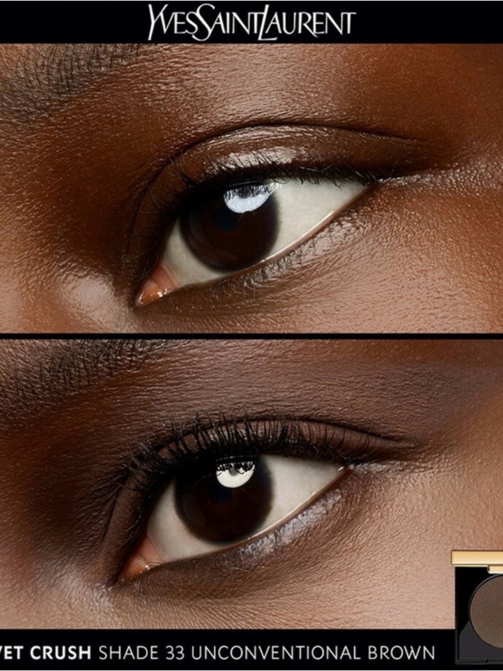 ✨🛍️ Yves Saint Laurent Velvet Crush Eyeshadow - 33 Unconventional Brown - Picture 3 of 3